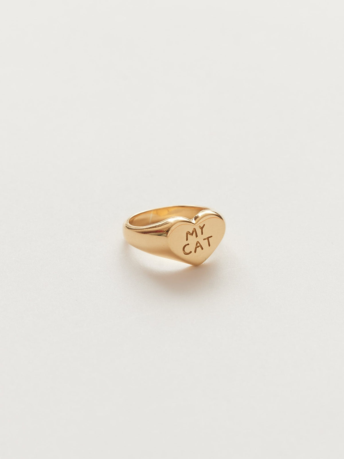 LO x Good Daze My Cat Ring Gold