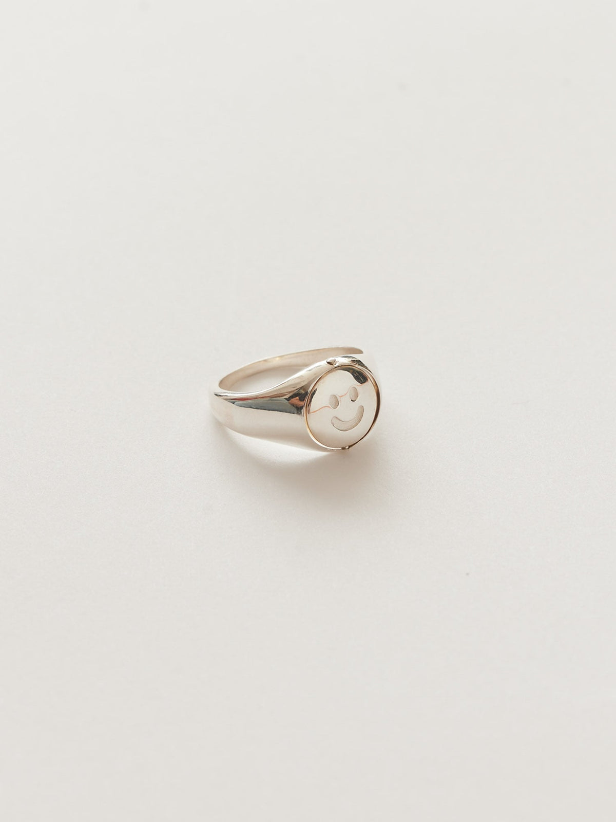 LO x Good Daze Spinner Happy Sad Ring Silver