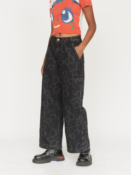 Flower Scribble Pants – Lazy Oaf