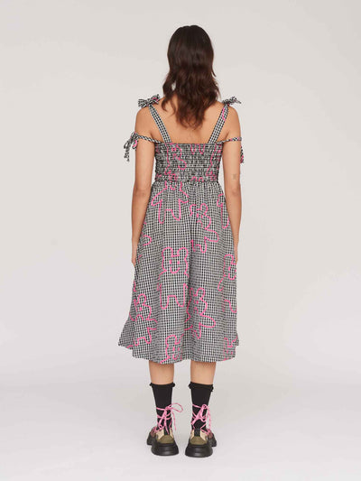 Grin and Bear It Gingham Dress