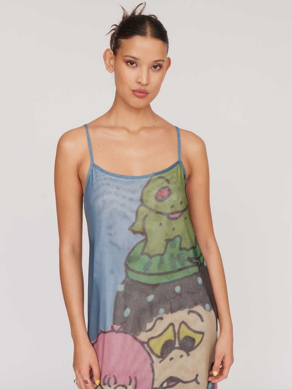 lazy oaf daisy chain mesh dress Tyler Daisy Chain Dress Off-White / S