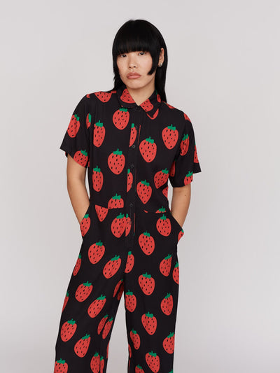 Strawberry Picking Jumpsuit
