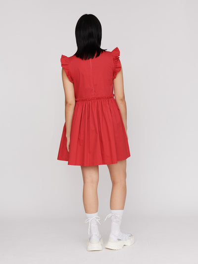 Under A Spell Red Mini Dress