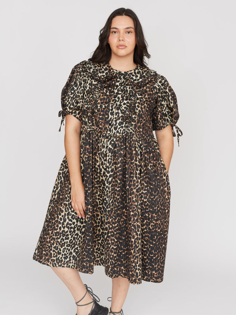 Loula 7 8 Smock Dress Desert Sage Aop Flow main image 0