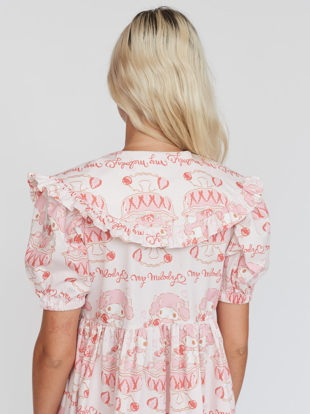 LO - My Melody Ruffle Collar Dress Lazy Oaf LO - My Melody Ruffle Collar Dress Lazy Oaf