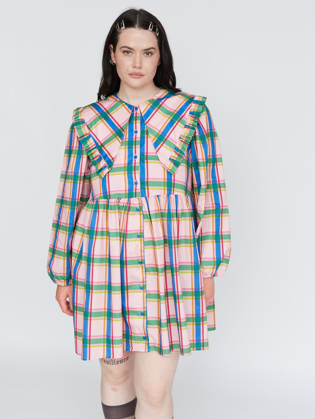 Fairytale Check Dress Lazy Oaf Fairytale Check Dress Lazy Oaf