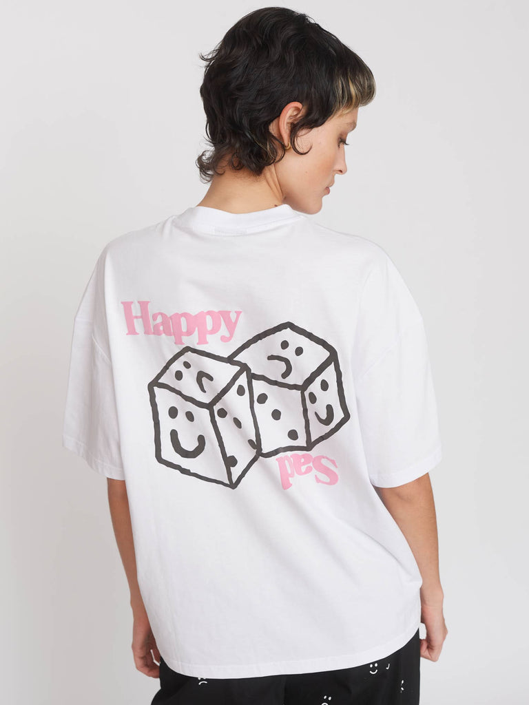Sad Roll Of The Happy Dice Tee – Lazy Oaf