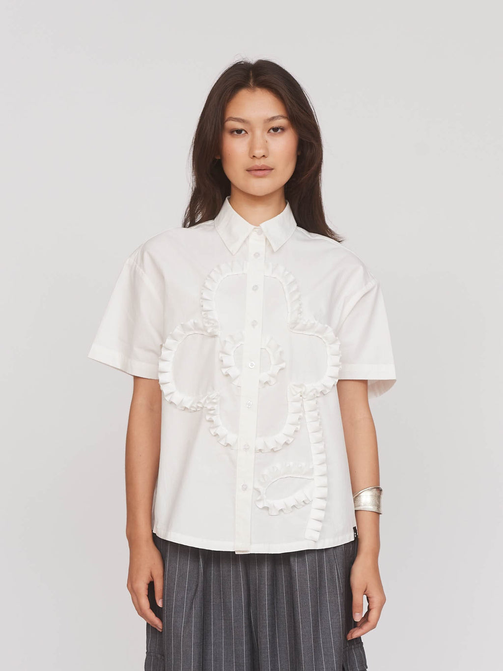 Collection-women-landing, collection-women-new-in-1, collection-womens-shirts, model:Aira wears size S and is 5’9”
