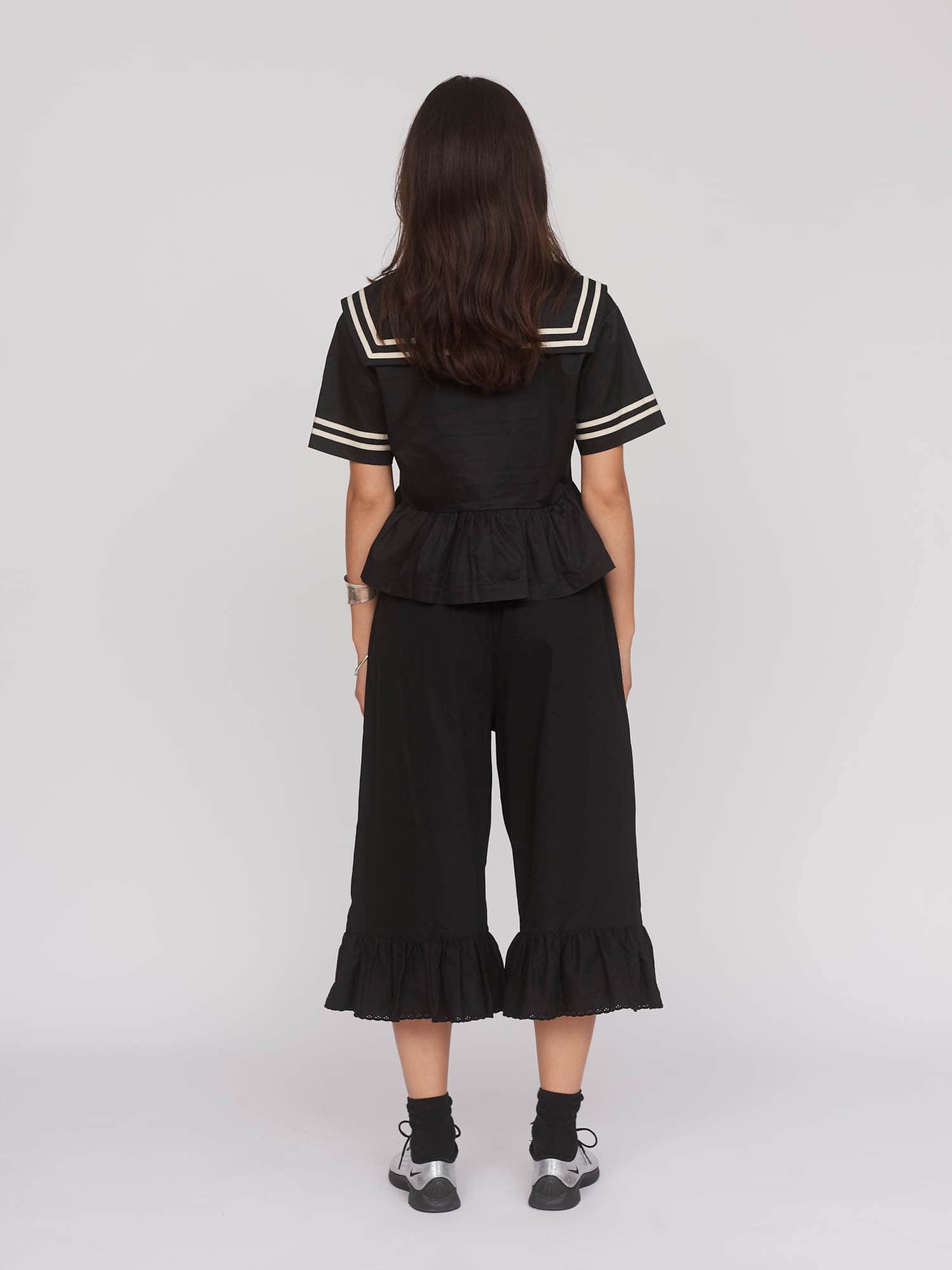Sailor Peplum Top – Lazy Oaf