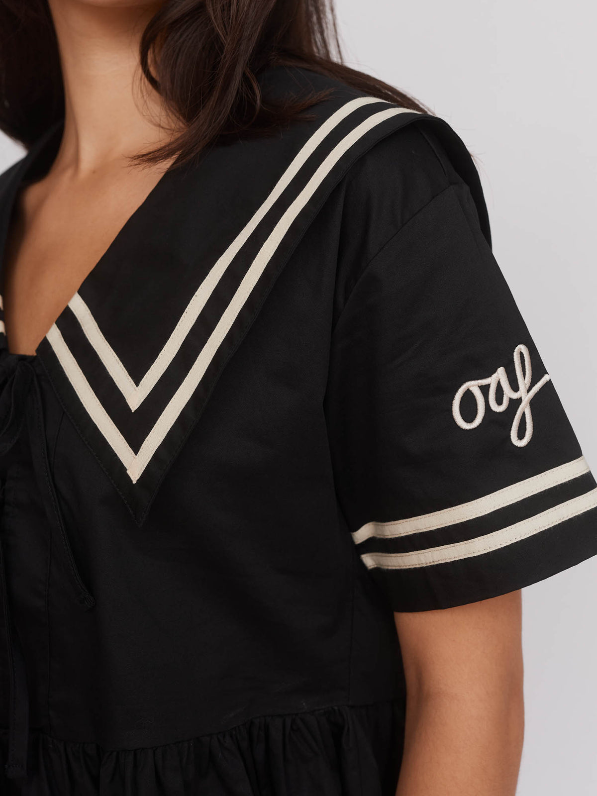 Sailor Peplum Top