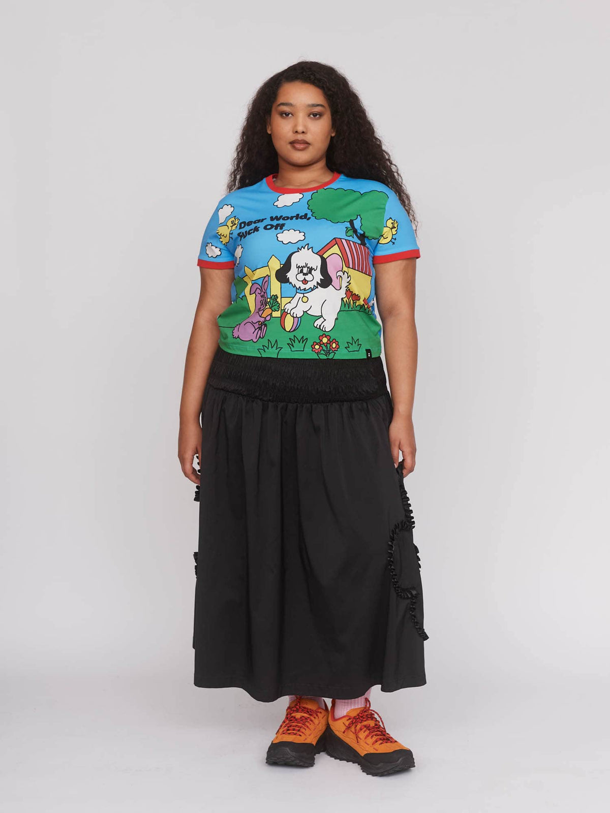 model:Zaynab wears size XXL and is 5’8”, collection-curve