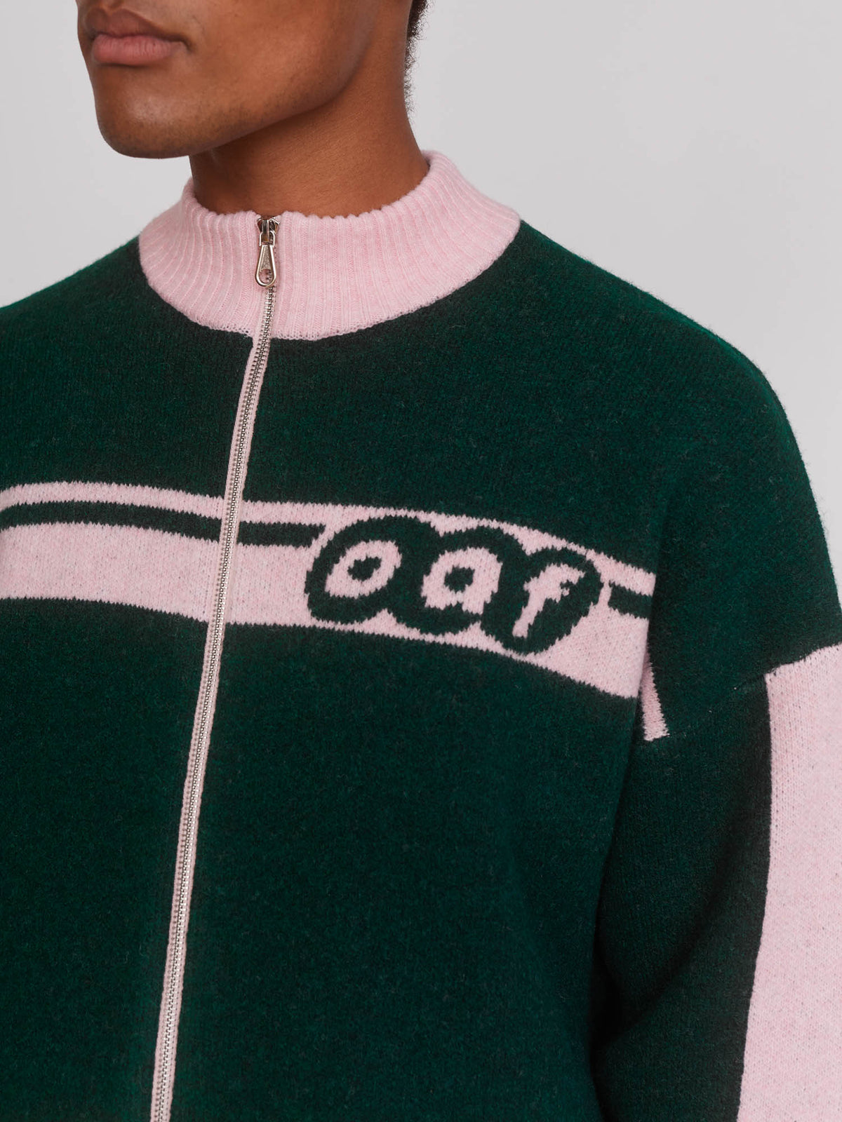 2001 Zip Green Knit