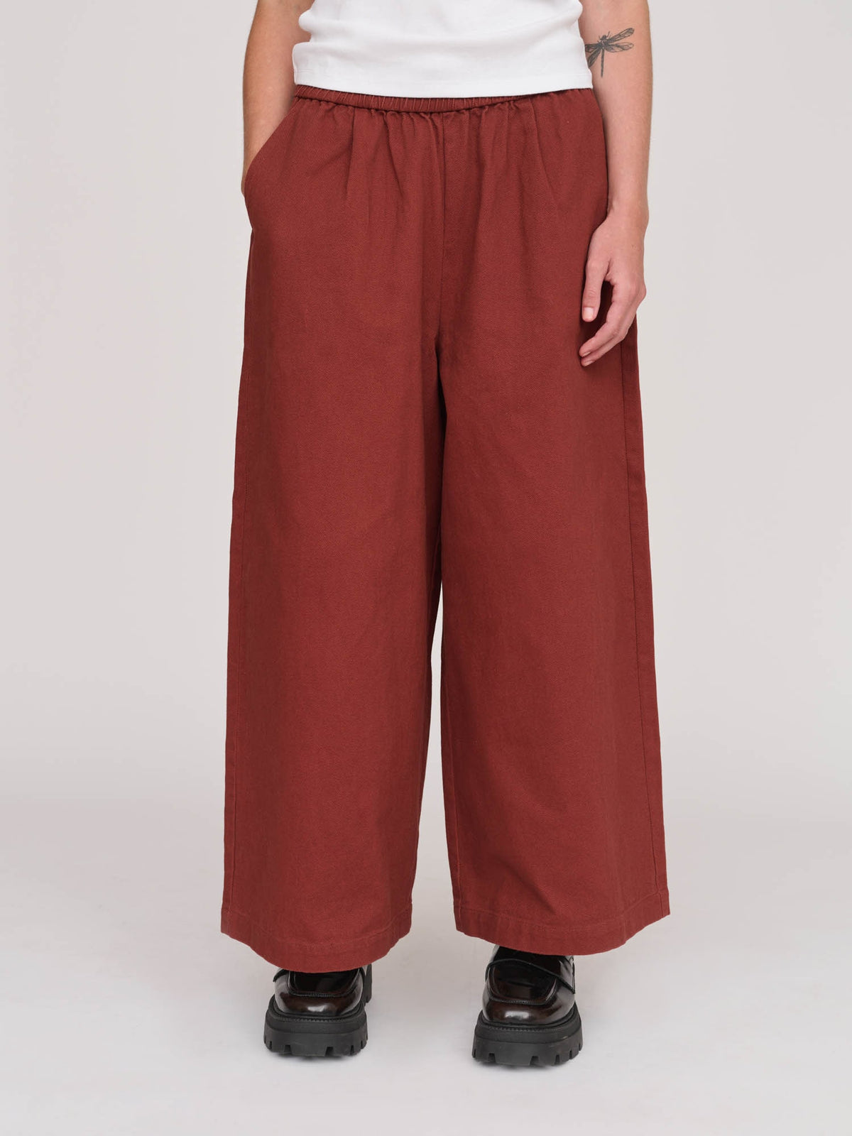model:Molly wears size S and is 5’7”, collection-womens-trousers, collection-bottoms, collection-sale-trousers