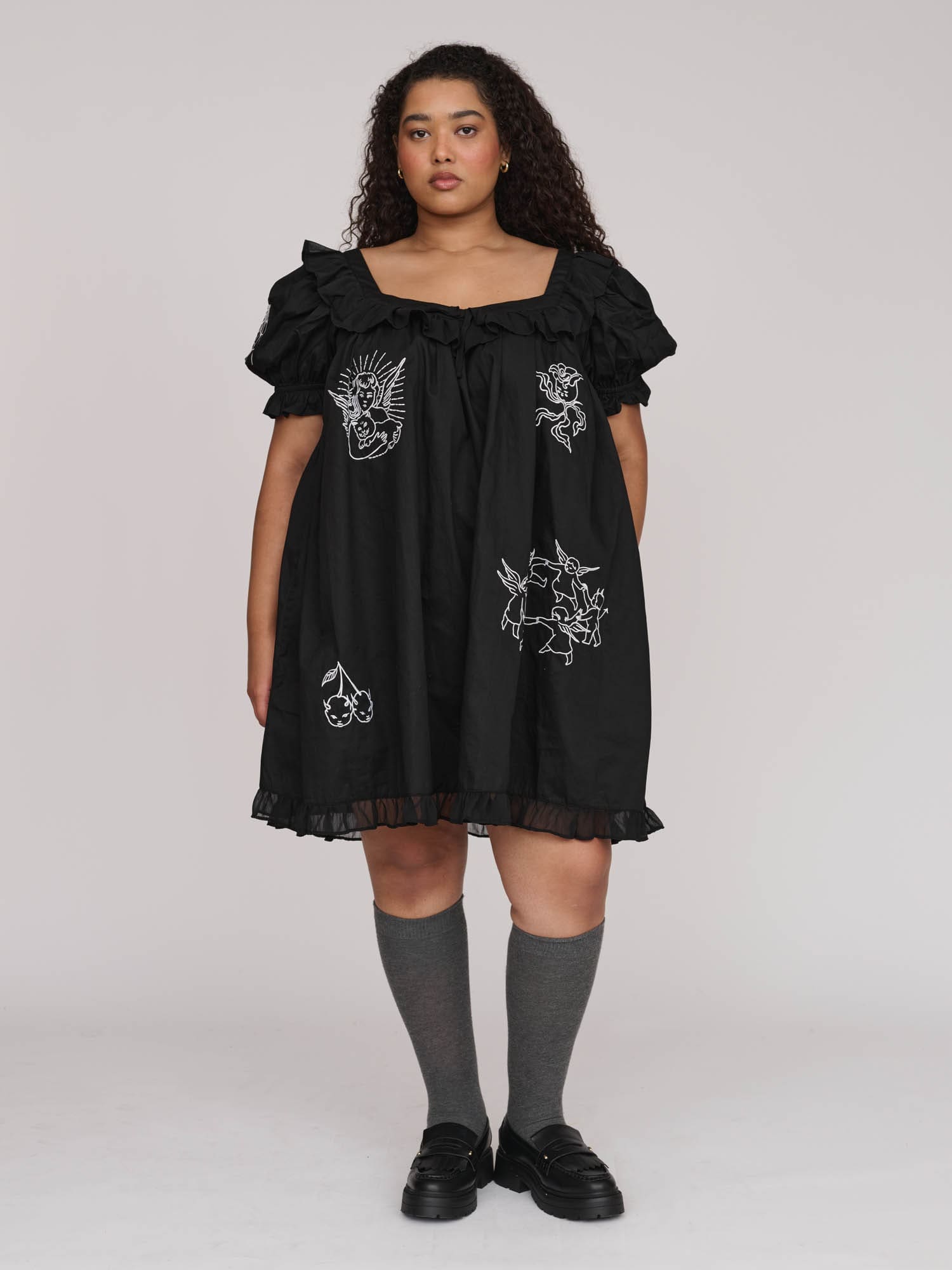 Cherubs Frill Mini Dress