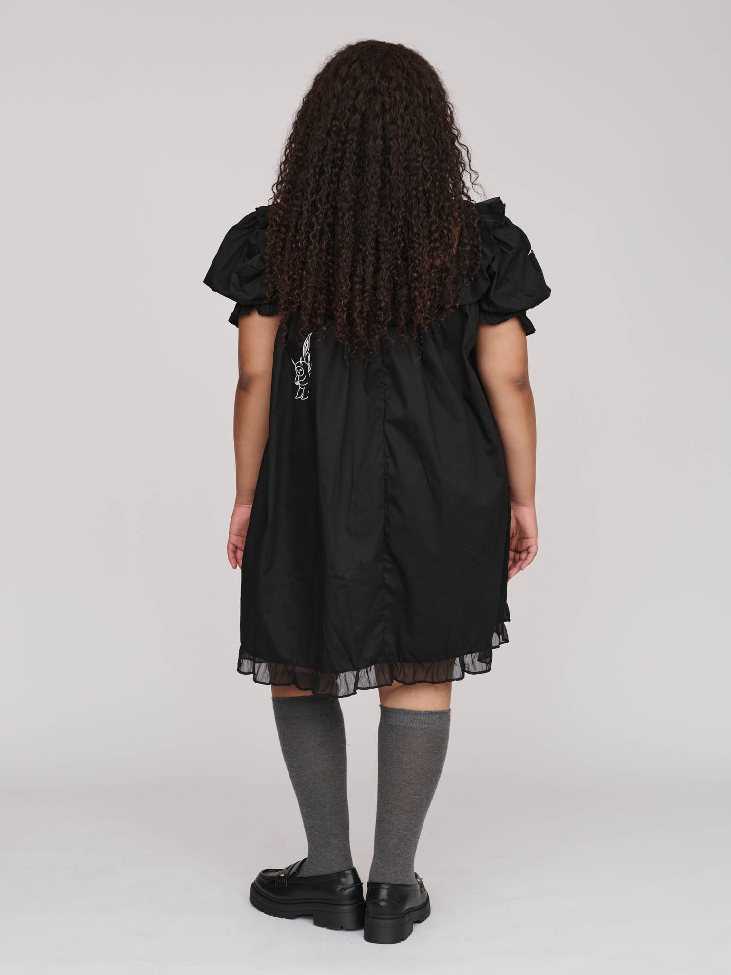 Cherubs Frill Mini Dress – Lazy Oaf
