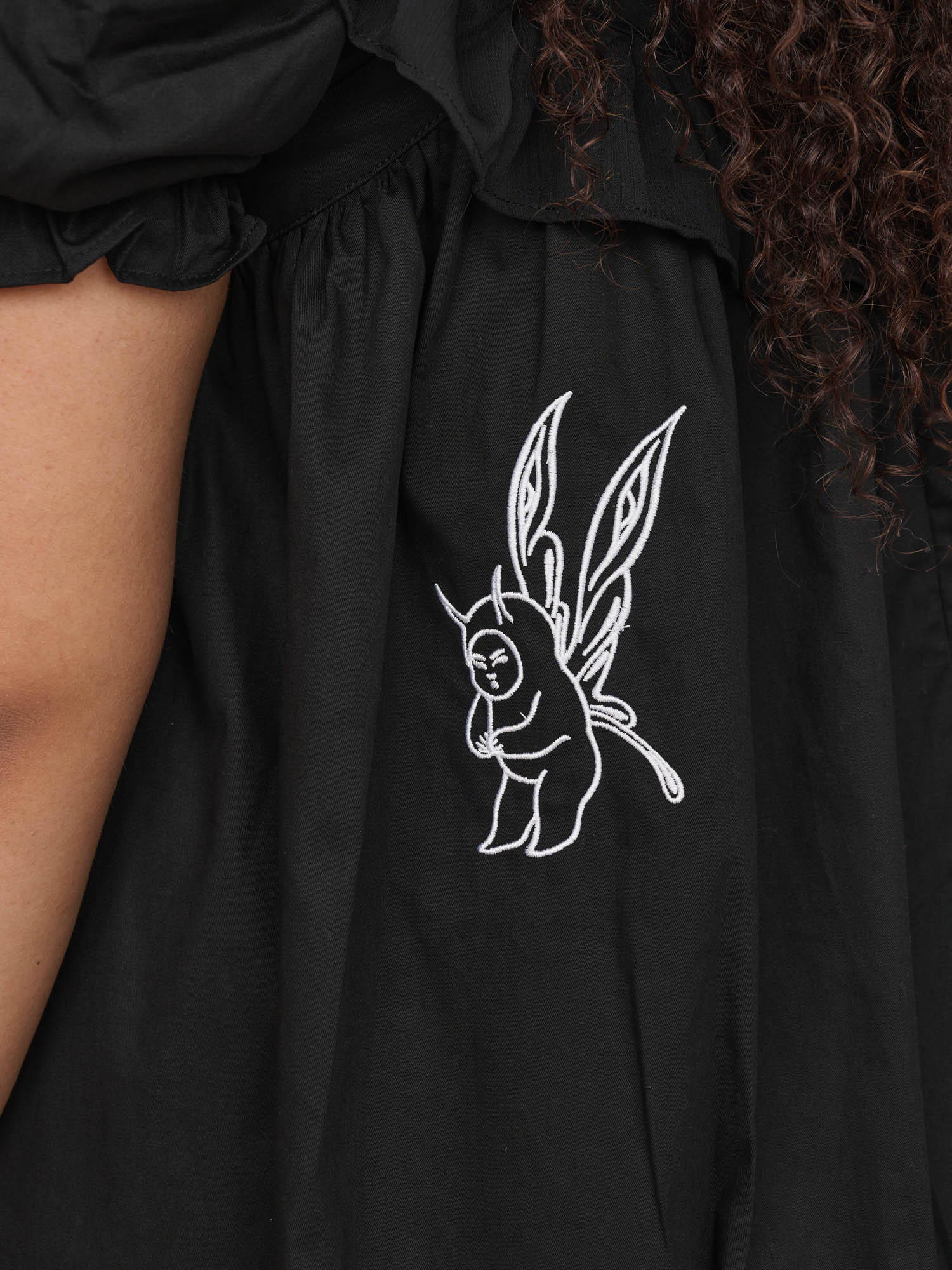 Cherubs Frill Mini Dress – Lazy Oaf
