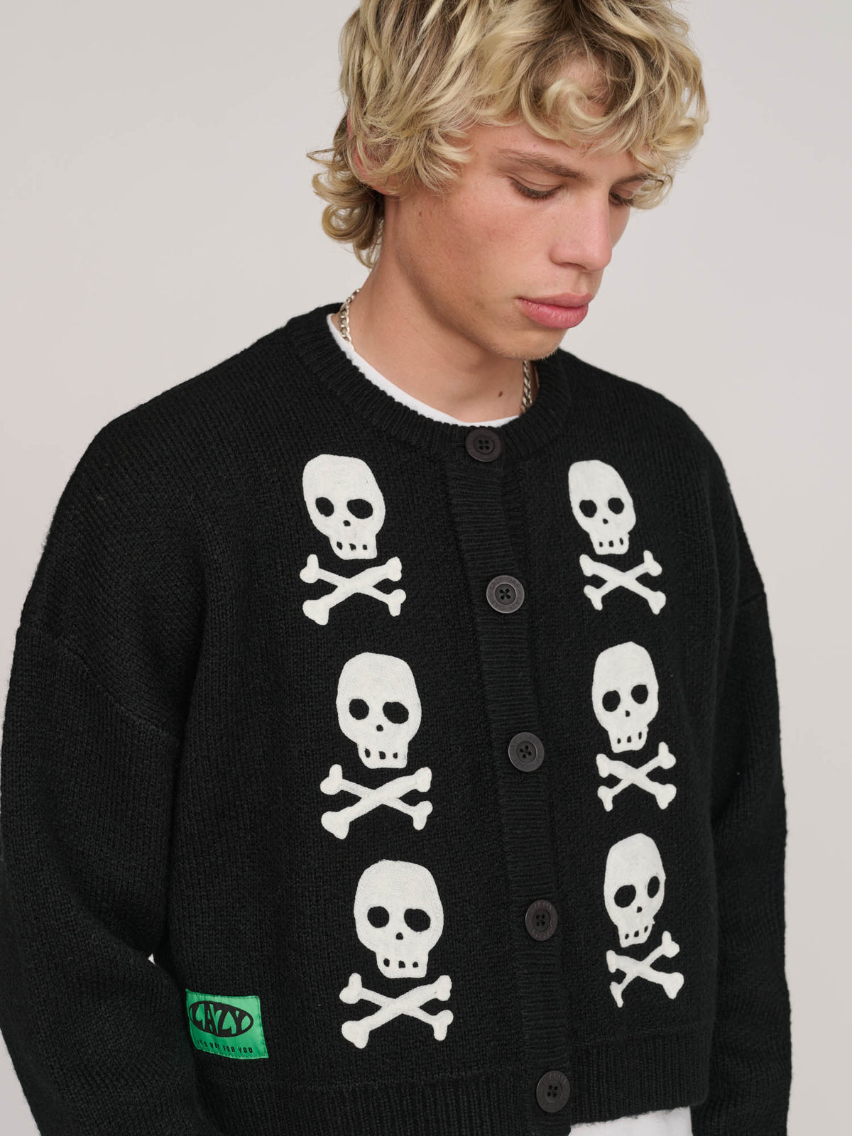 Skull And Crossbones Cardigan