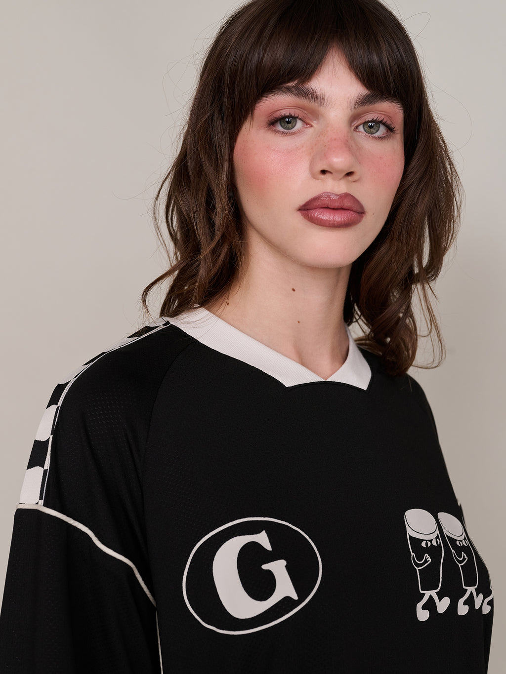 model:Molly wears size S and is 5’ 7”