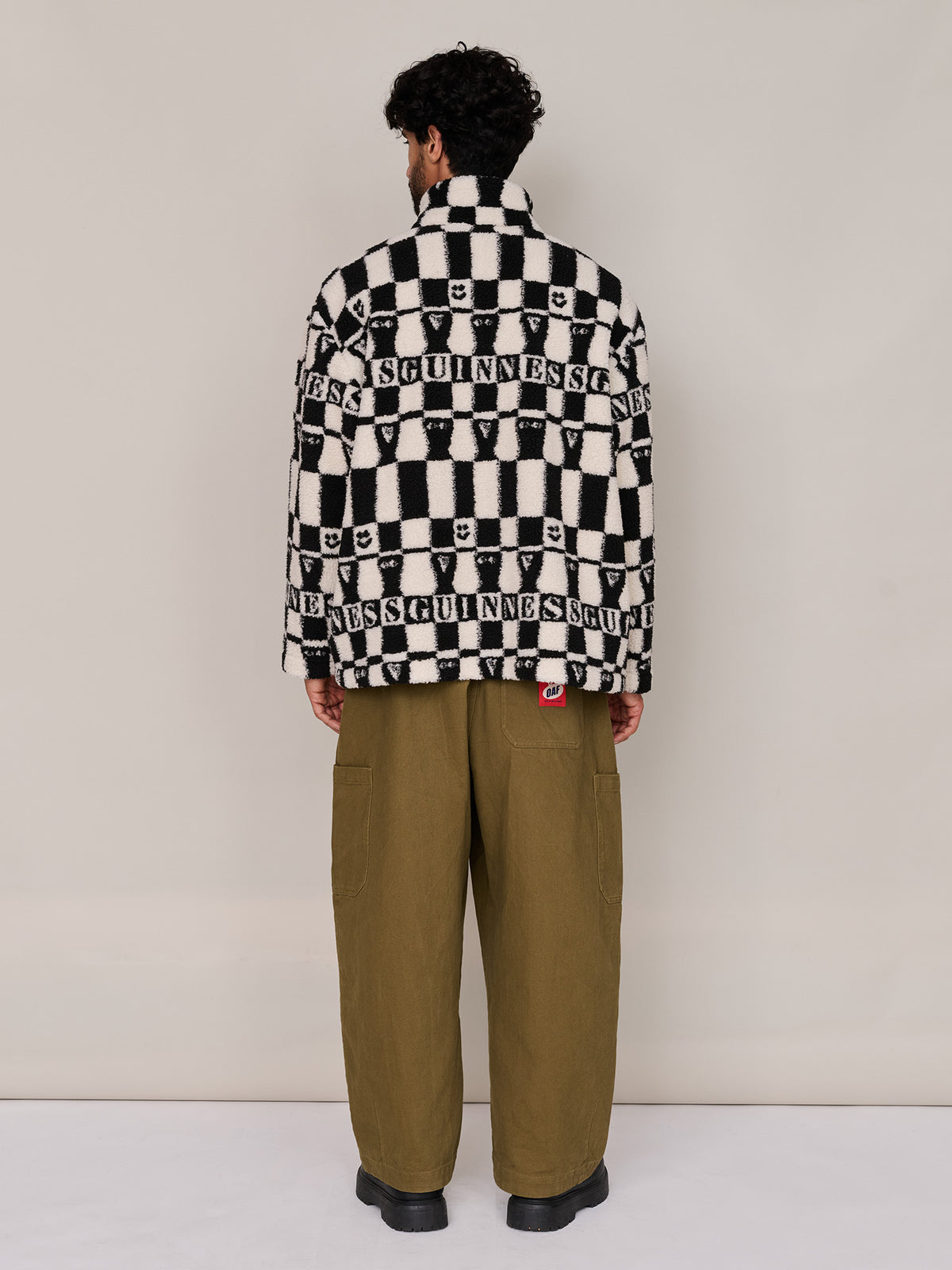 Guinness x Lazy Oaf Checkered Pints Fleece