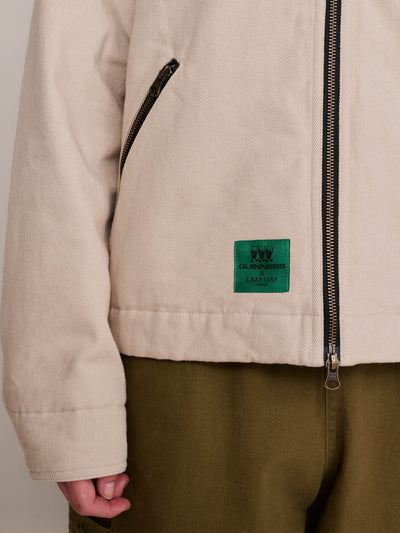 Guinness x Lazy Oaf Zip Twill Jacket
