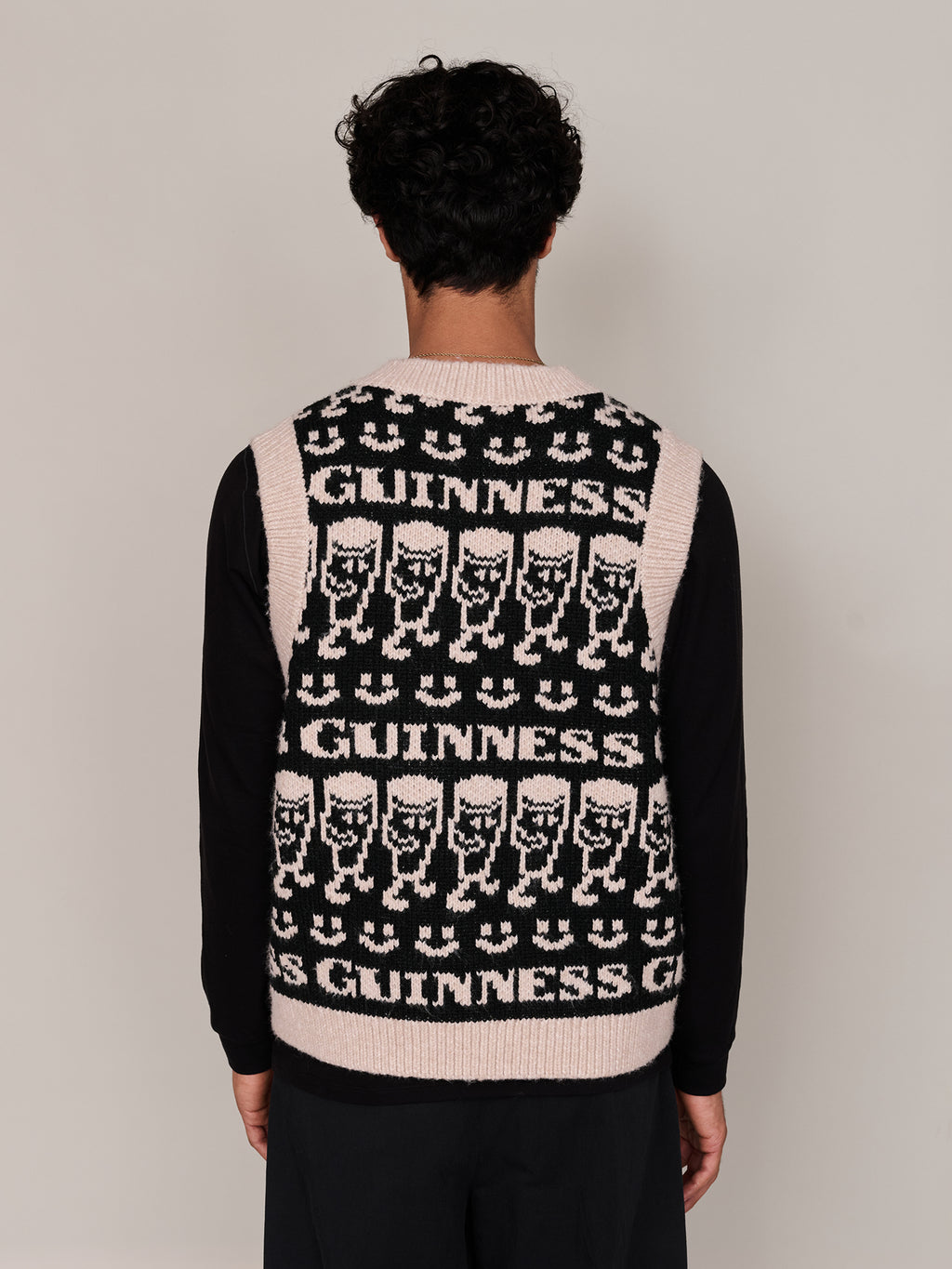 Guinness X Lazy Oaf Emotions Knitted Vest