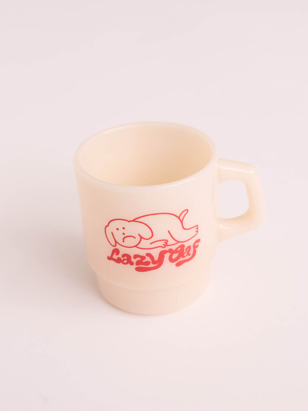 I'm A Tired Dog Glass Mug