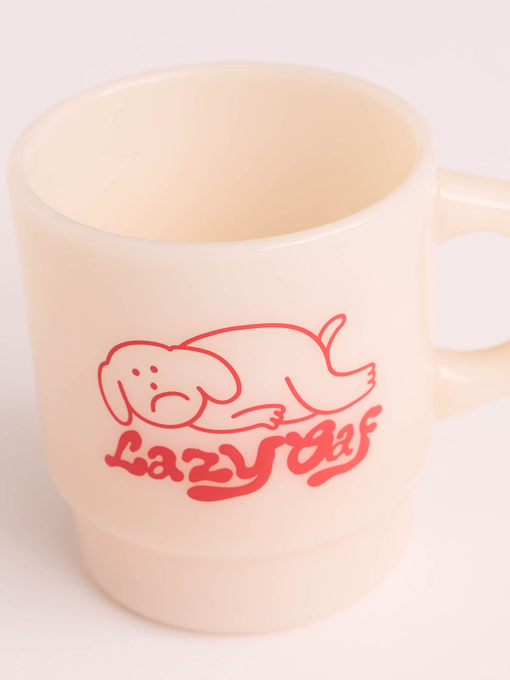 I'm A Tired Dog Glass Mug