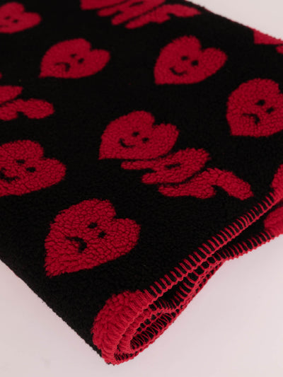 Oaf Fleece Heart Blanket