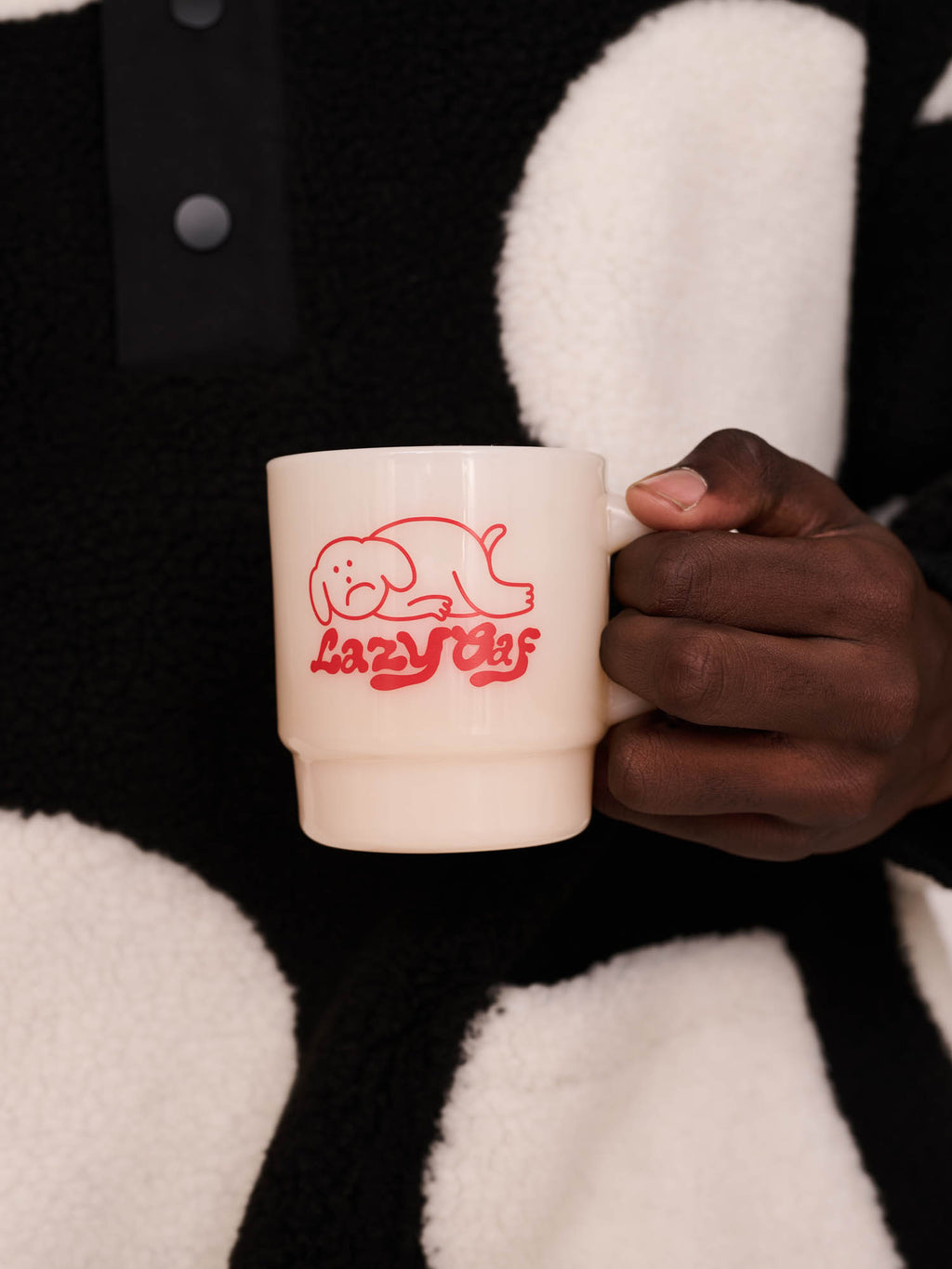 I'm A Tired Dog Glass Mug