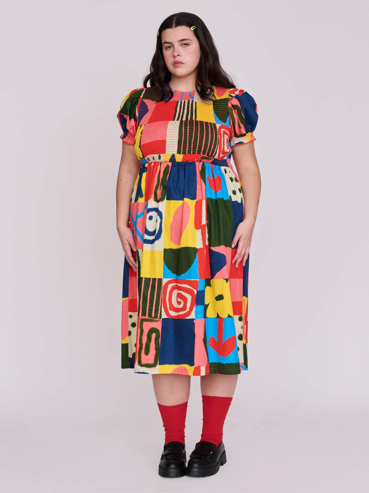 collection-curve, model:Bella wears size 18 and is 5’10” , collection-curve-dresses