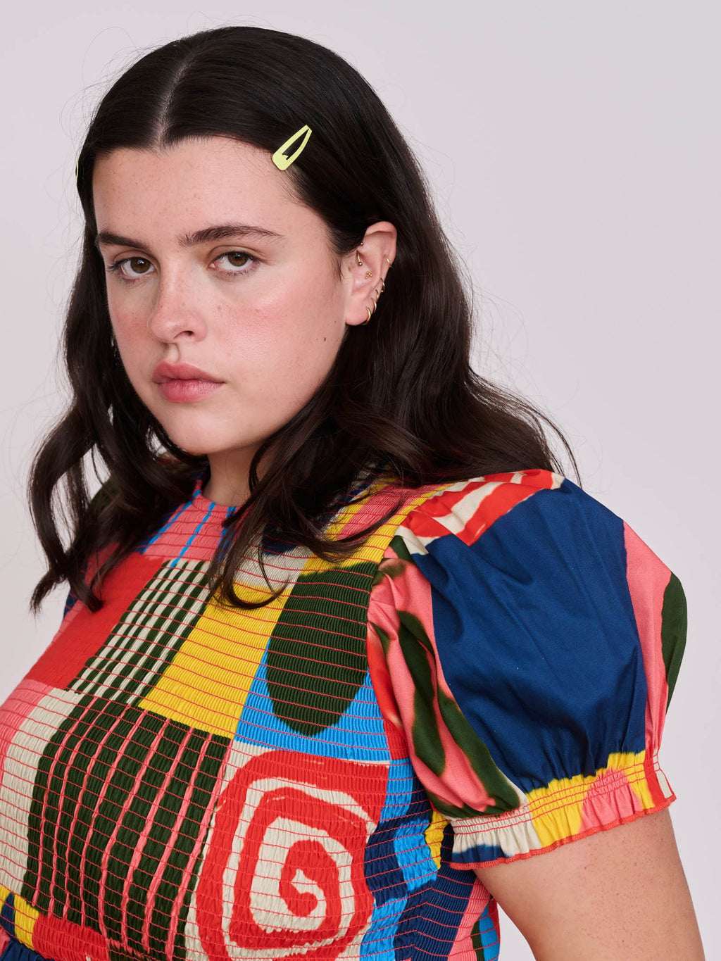 model:Bella wears size 18 and is 5’10” 