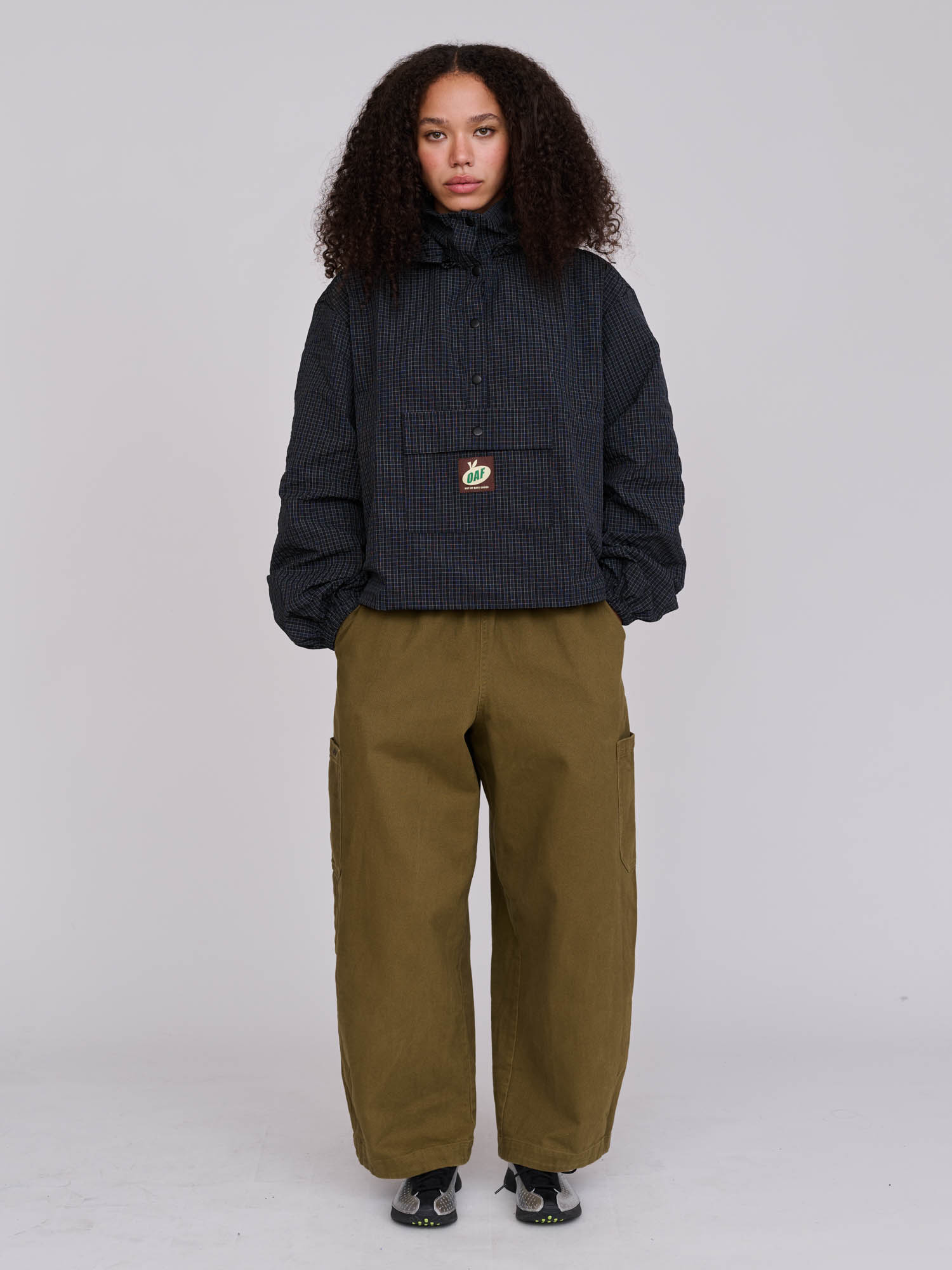 Blue Checkmate Anorak – Lazy Oaf