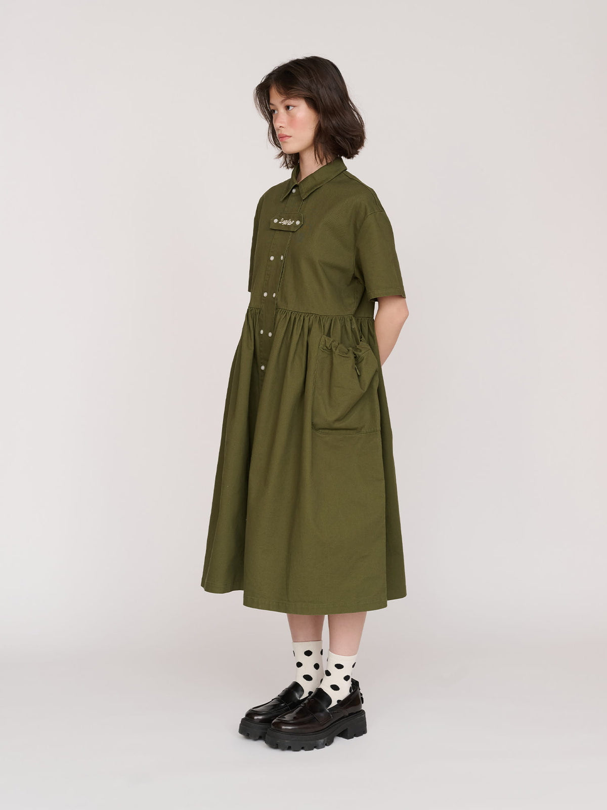 model:Jess wears size S and is 5’7”