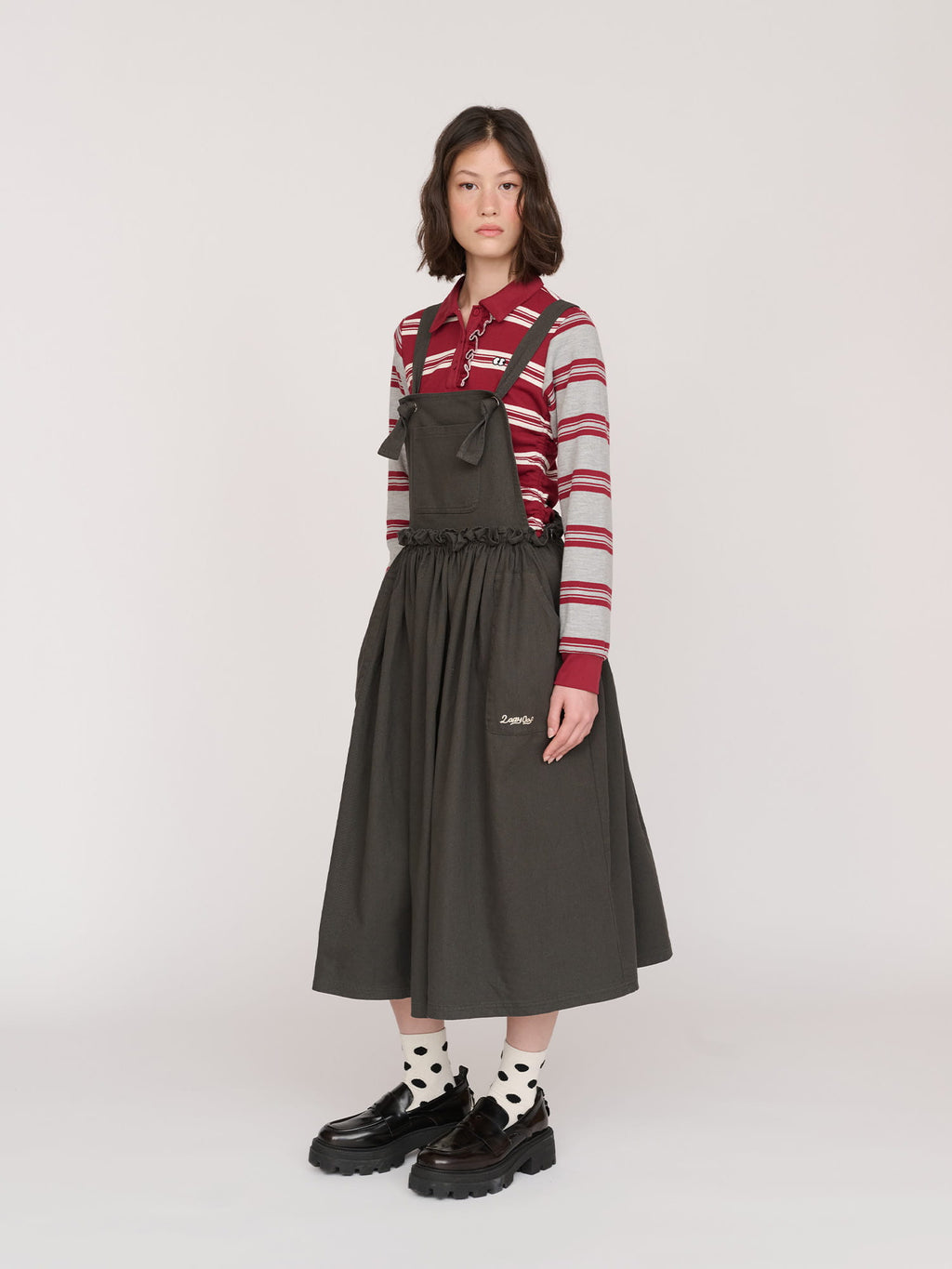 model:Jess wears size S and is 5’7”