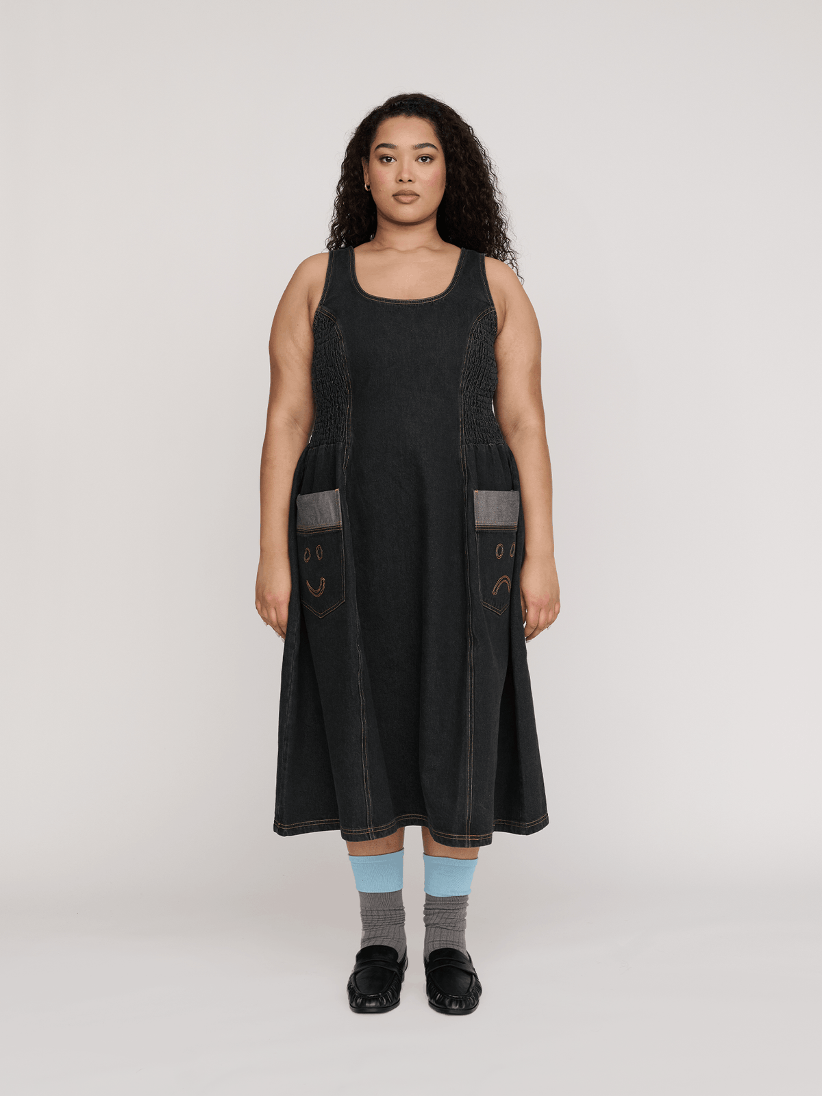 collection-curve, model:Zaynab wears size XXL and is 5’8”, collection-curve-dresses