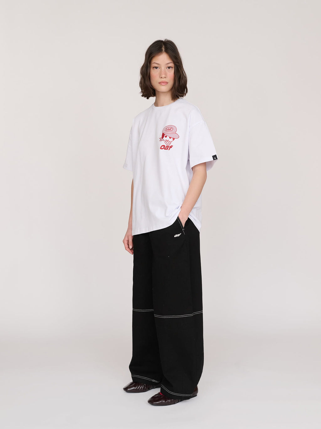 model:Jess wears size S and is 5’7”