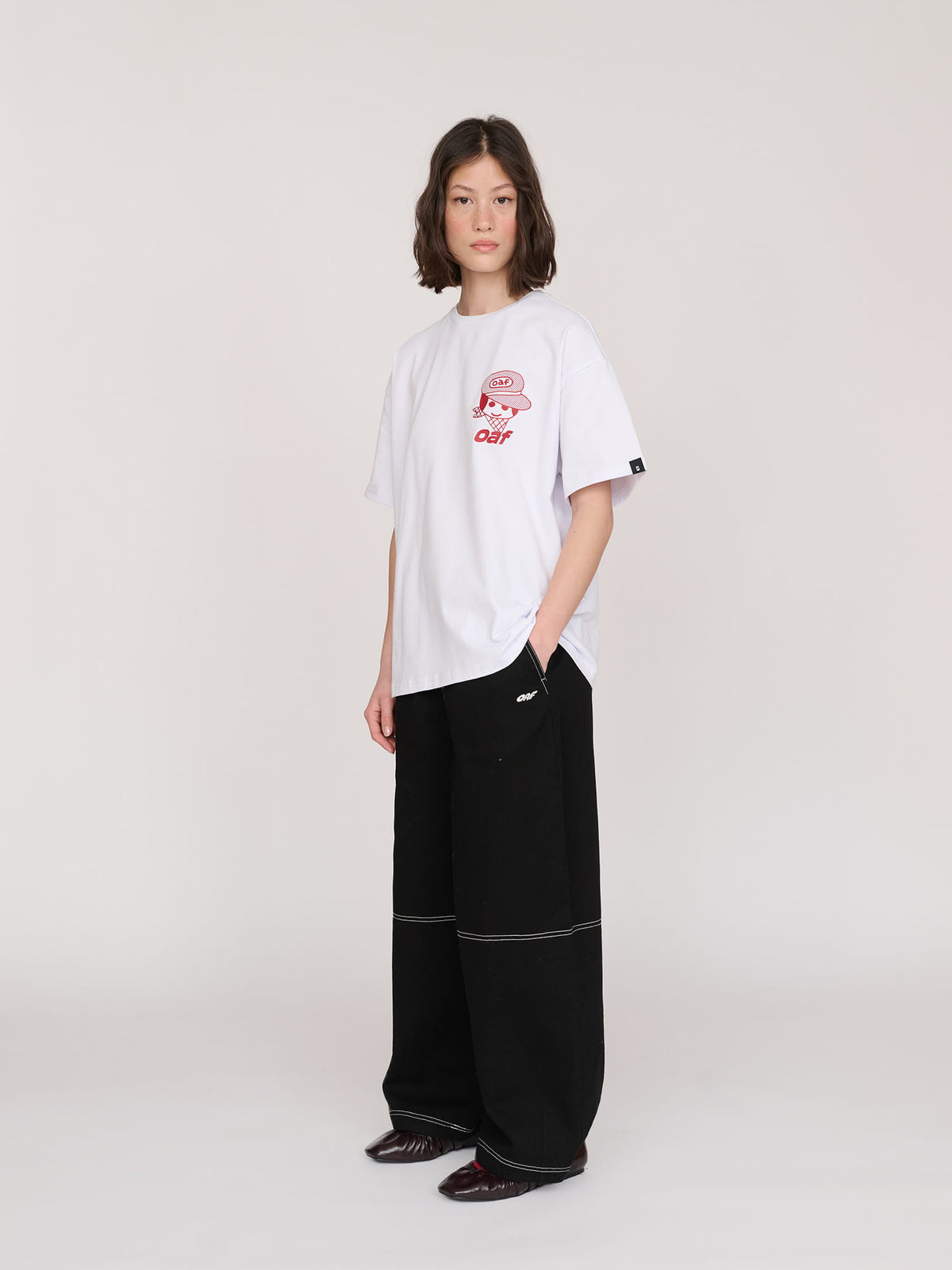 model:Jess wears size S and is 5’7”