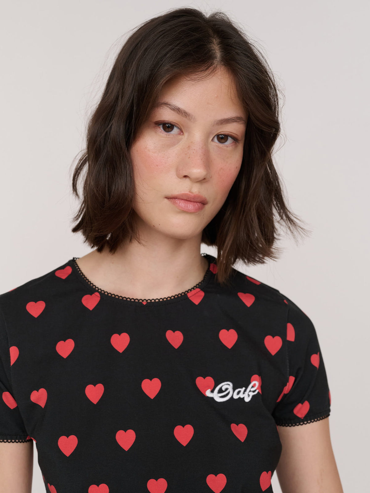 model:Jess wears size S and is 5’7”