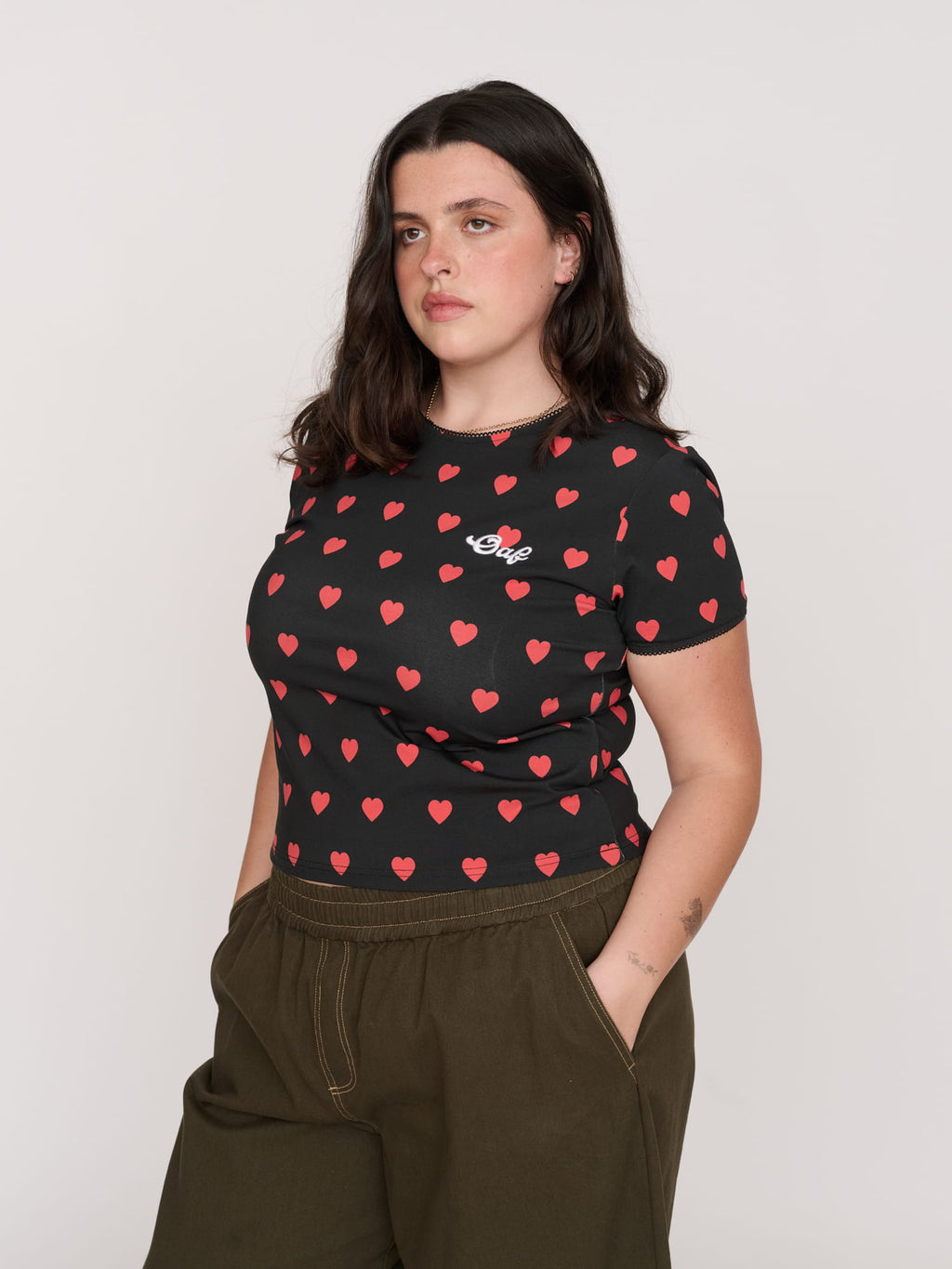 model:Bella wears size XXL and is 5’10”