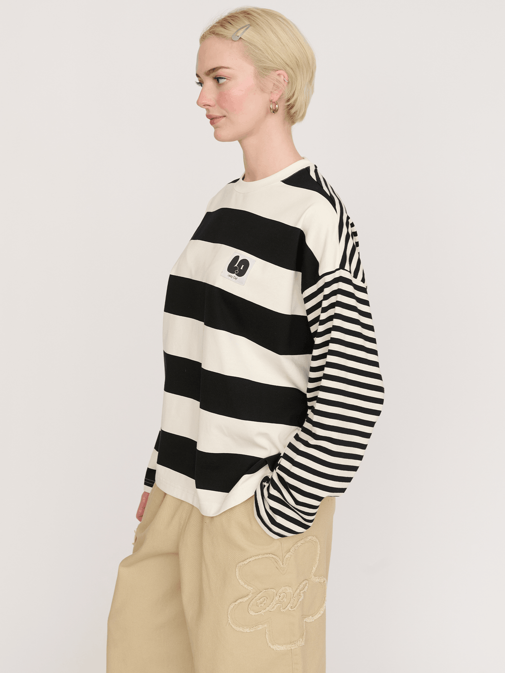 model:Emmie wears size S and is 5’6”