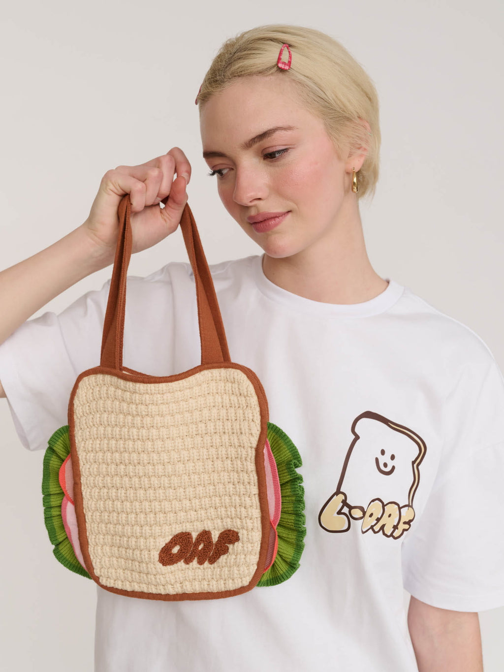 Lazy Loaf Crochet Style Bag