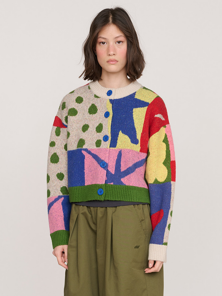Abstract Cardigan – Lazy Oaf