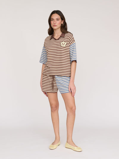 model:Azul wears size S and is 5’8”