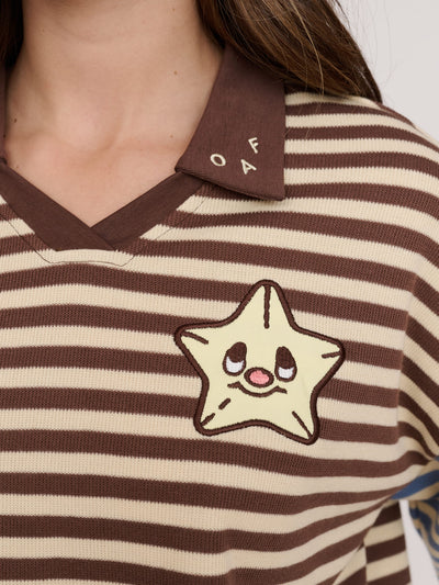 Mixed Stripe Polo Shirt