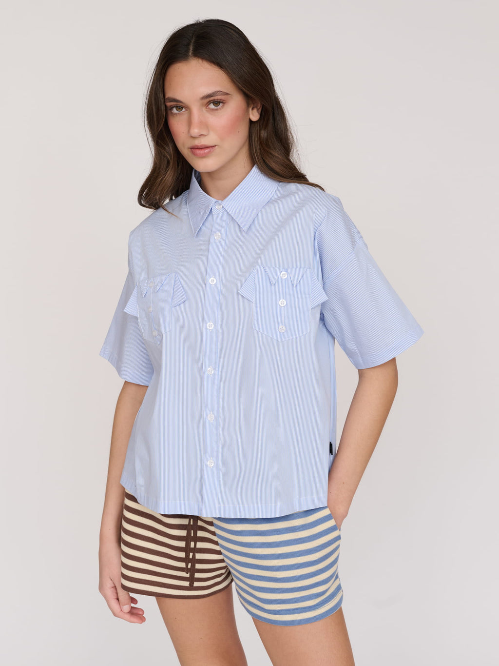 Collection-women-landing, collection-women-new-in-1, model:Azul wears size S and is 5’8”, collection-womens-shirts, collection-womens-tops, 