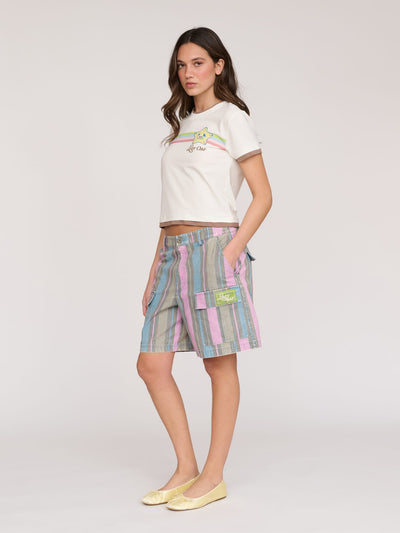 model:Azul wears size 26 and is 5’8”
