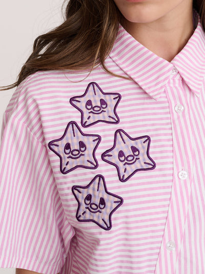 Wavy Pinstripe Shirt