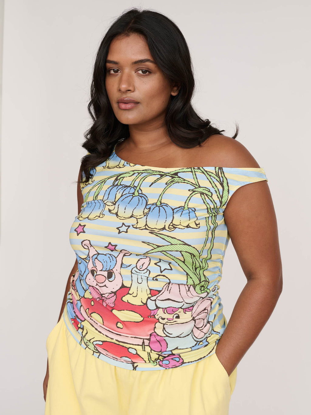 collection-curve, model:Sha wears size XXL and is 5’9”, collection-curve-tops