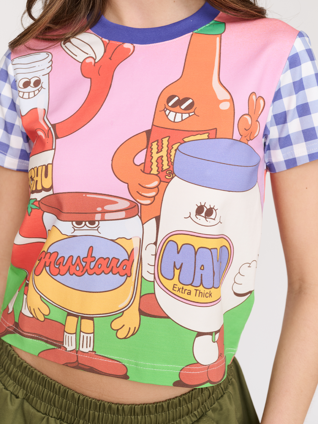LO x Lauren Martin Condiments Fitted T-shirt - PRE-ORDER SHIPS FROM 03/07