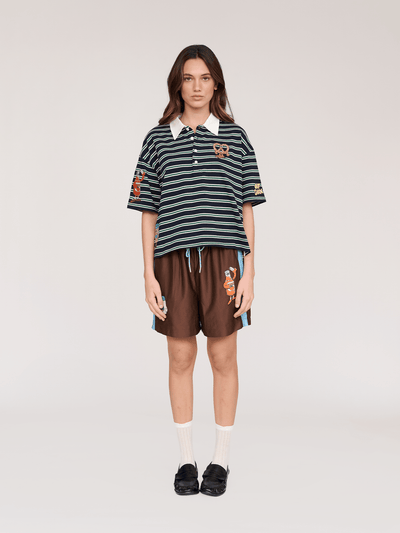 model:Azul wears size S and is 5’8”